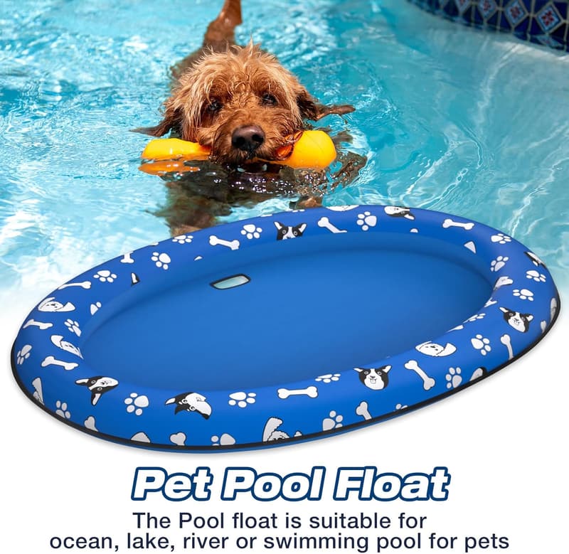 Inflatable Dog Swim Float - Summer Water Raft