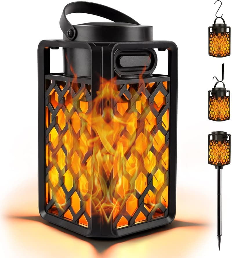Waterproof Outdoor Bluetooth Speaker with LED Flame Effect
