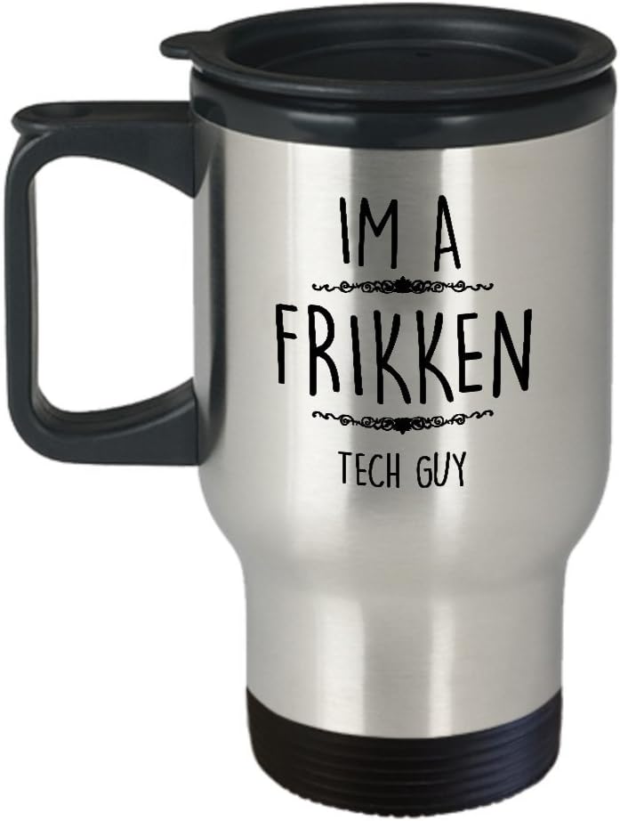 Travel Coffee Mug Tumbler - Tech Gift for Men and Women