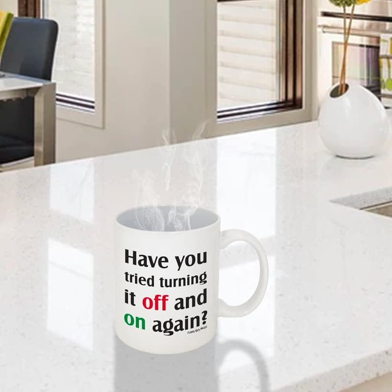Funny Ceramic Coffee Mug - 