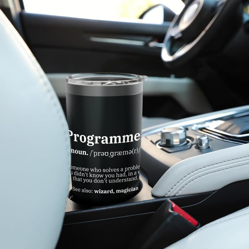 Computer Science Programmer Stainless Steel Insulated Tumbler