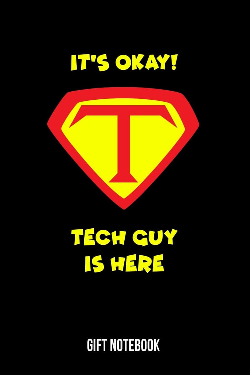 Tech Guy Gift Notebook - 120-Page College-Ruled Journal