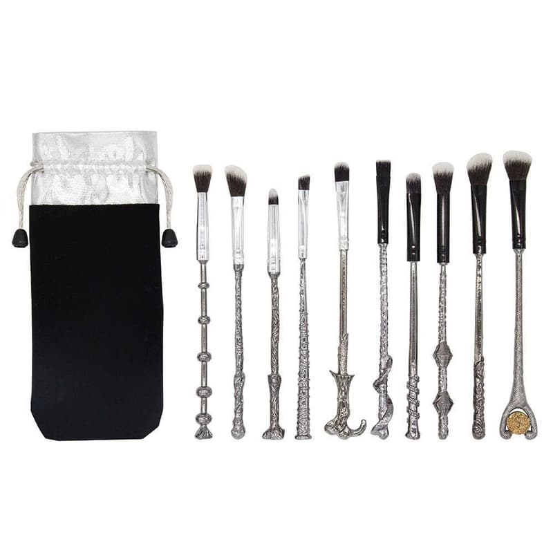 Wand Makeup Brushes Set - 10pcs for Women