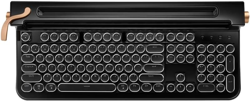 Retro Mechanical Keyboard with Bluetooth & 2.4G Wireless