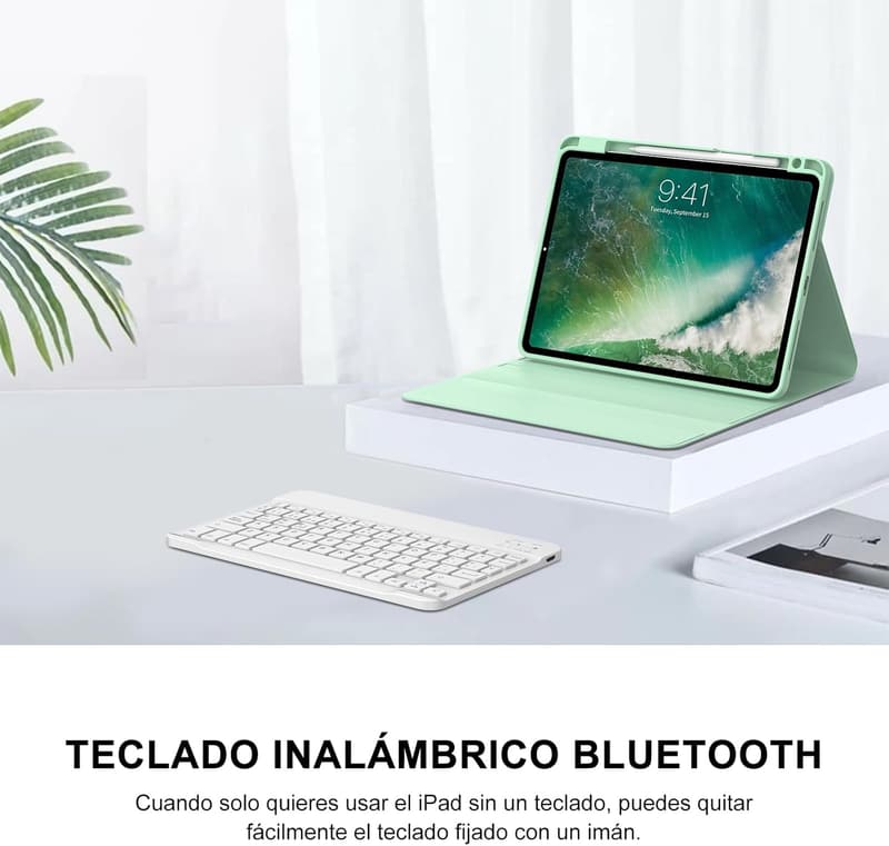 Wireless Spanish Keyboard Case for iPad Air/Pro 11