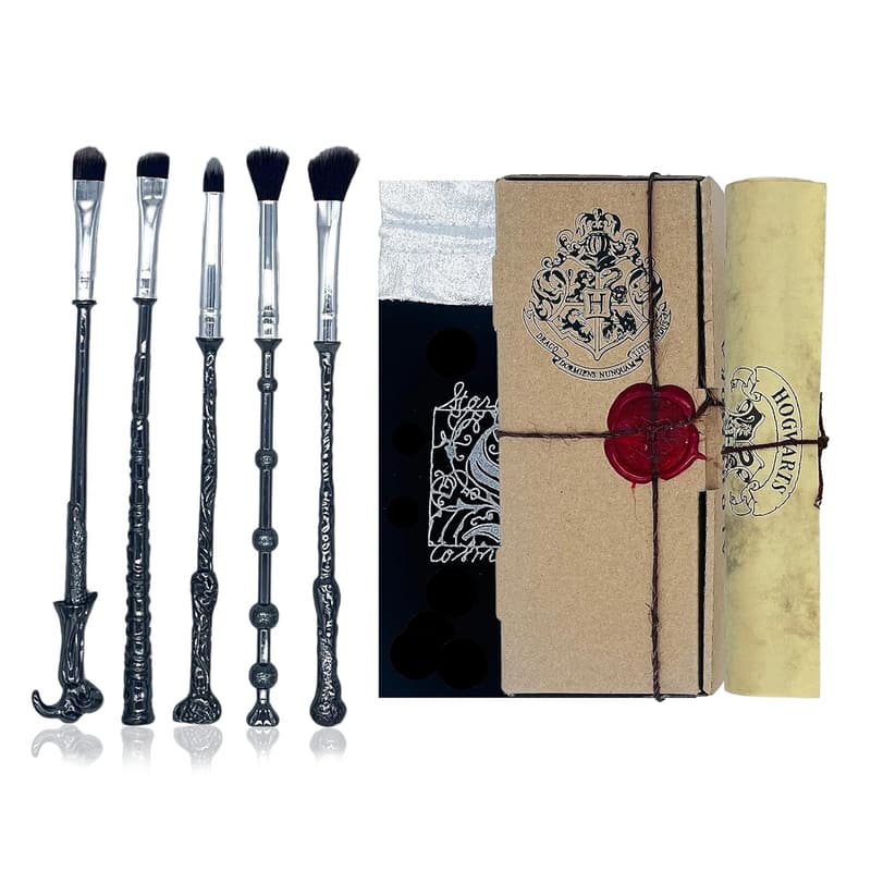 Magical Wand Makeup Brushes Set for Harry Potter Fans