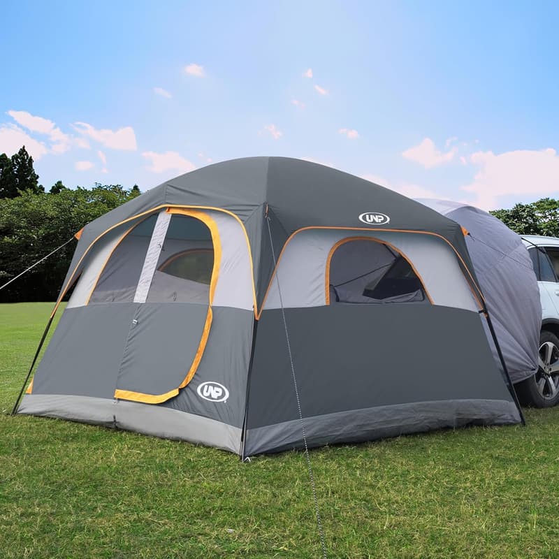 6-Person SUV Tailgate Tent with Rainfly for Camping