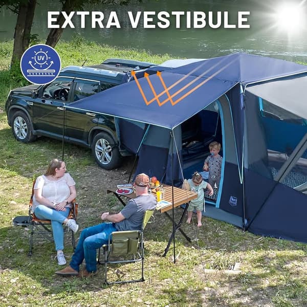 Portable SUV Tent for Family Camping – Weather Resistant, 5-9 Person