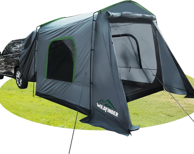Family SUV Tent, Waterproof Car Camping Shelter for 5-9 People