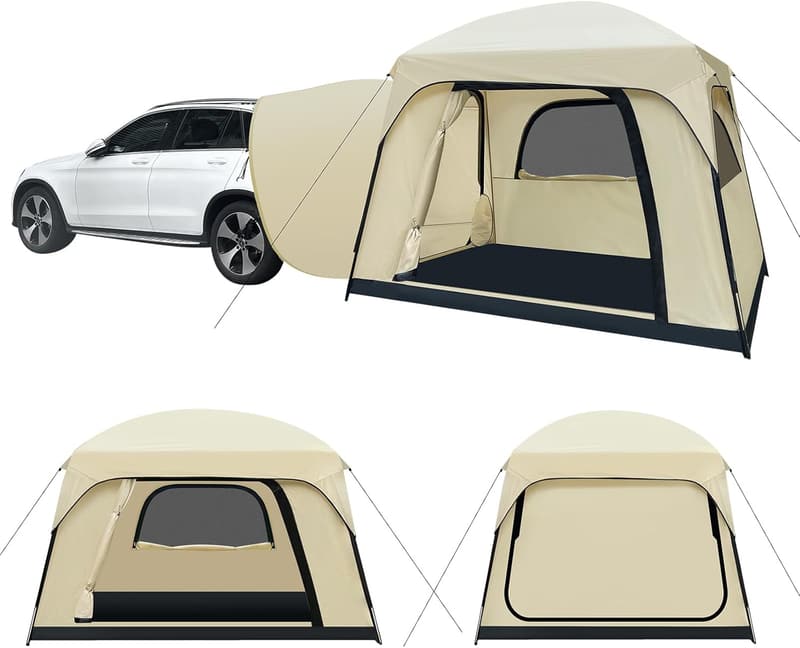 Heavy-Duty Oxford SUV Tent with Quick Setup - All-Season Camping Shelter