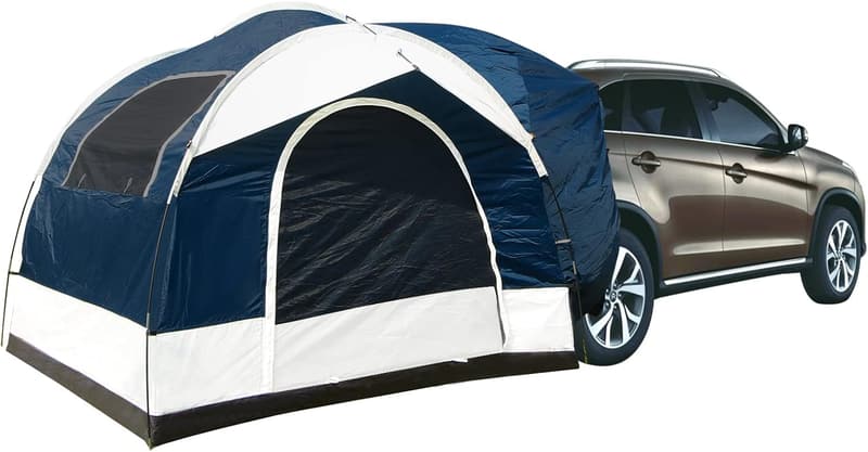 SUV Camping Tent Attachment - Fits 6-8 People, Includes Rainfly