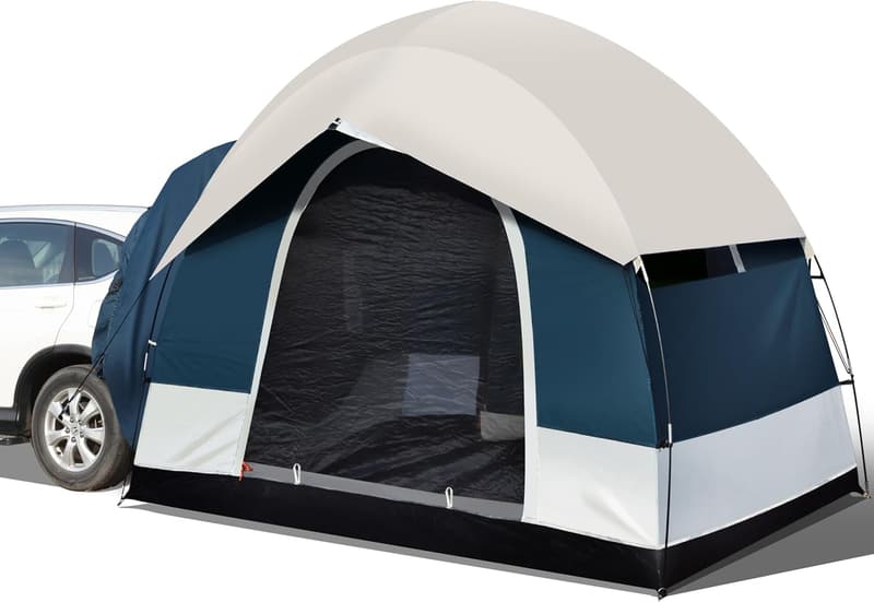 SUV Camping Tent with Waterproof Rainfly – Outdoor Tailgate Tent