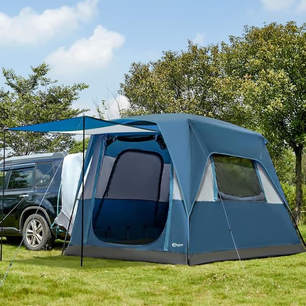 5-Person Water-Resistant SUV Tent for Camping Adventures
