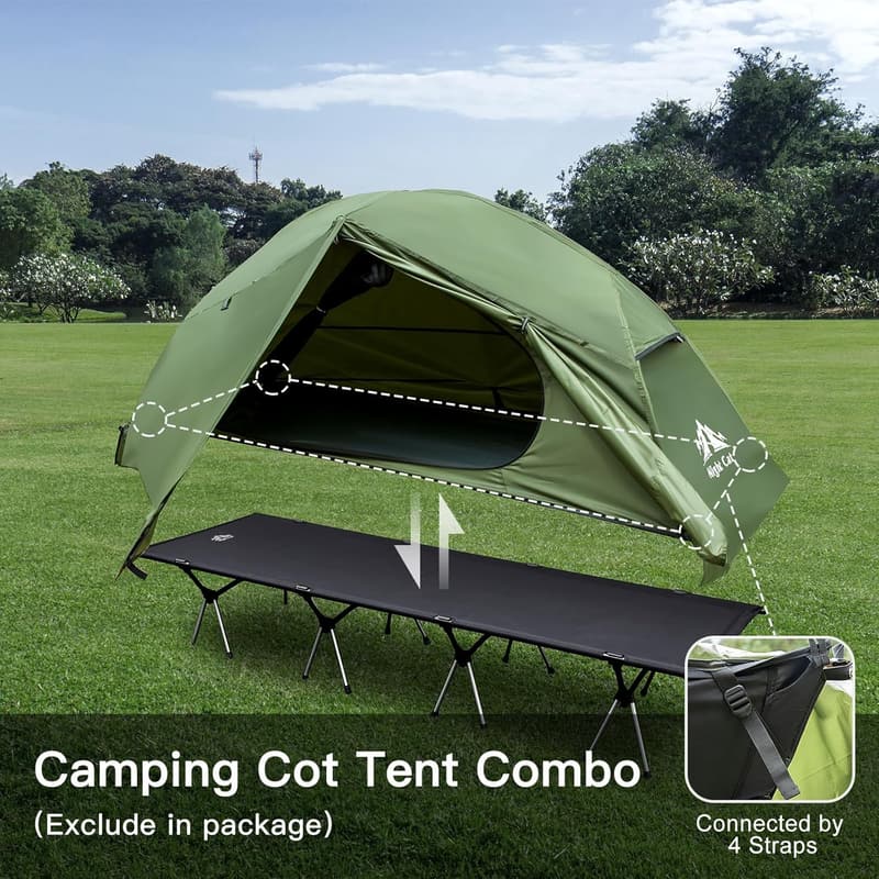 Lightweight Waterproof 1-Person Camping Tent
