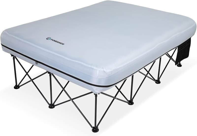 FUNDANGO 2-Person Folding Camping Cot with Cup Holders