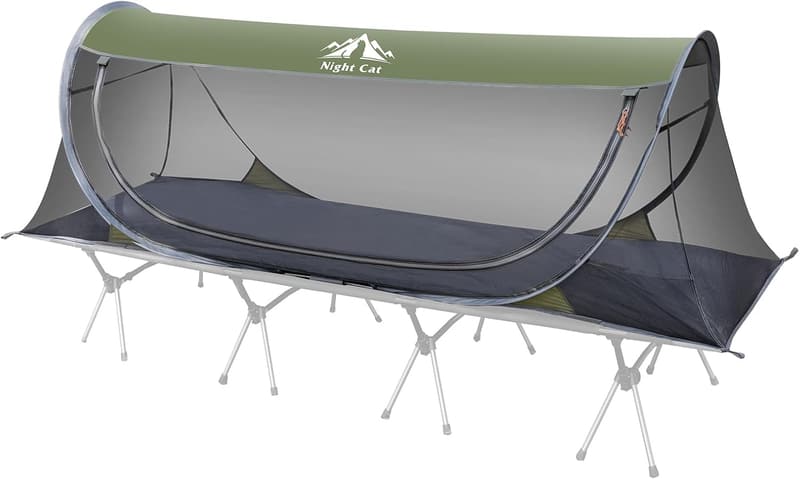 1-Person Pop-up Mosquito Tent with Bug Screen for Camping