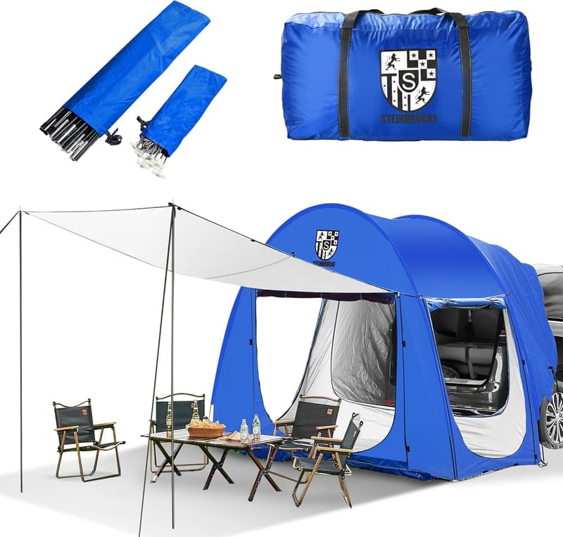 SUV Camping Tent - 1-4 Person, Waterproof, Easy Setup