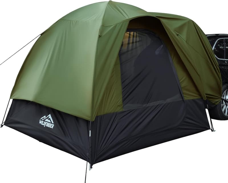 SUV Camping Tent with Rainfly - Waterproof Double Layer Design