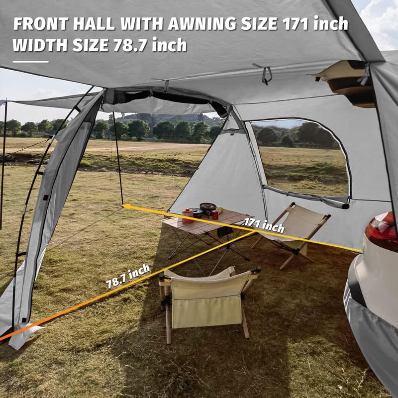 SUV Tailgate Awning Tent for Outdoor Camping