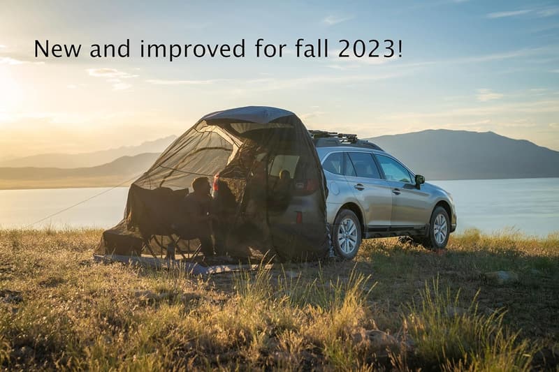 SUV Camping Tent Attachment with Screen & Rainfly for Tailgating