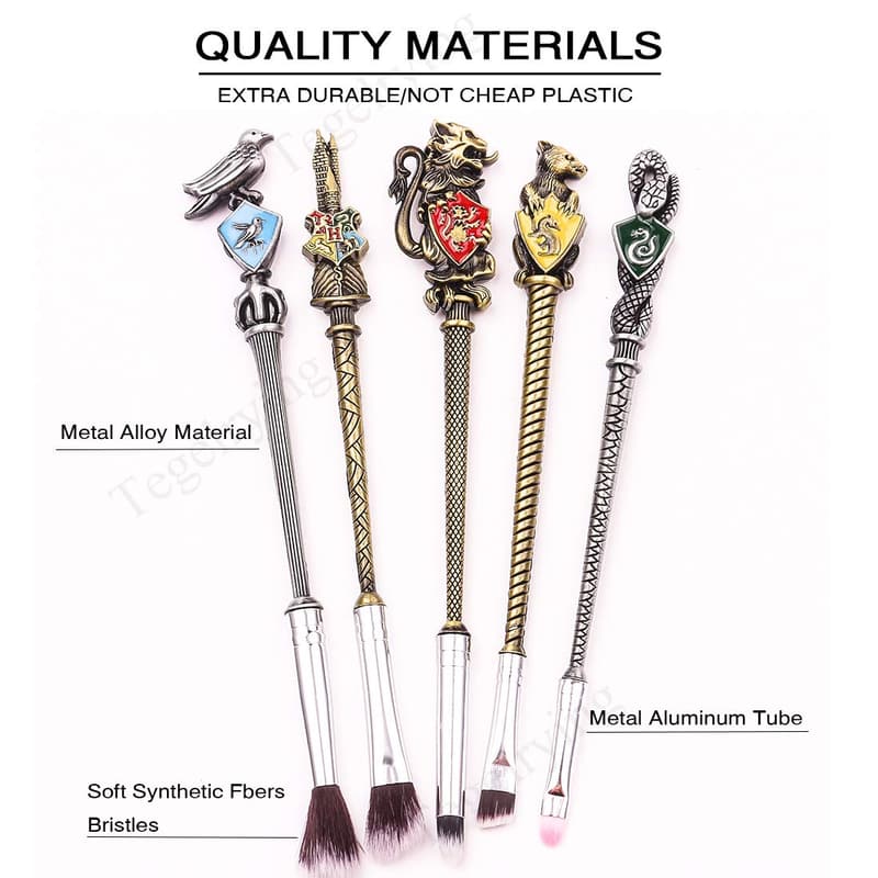 Magic Wizard Wand Makeup Brush Set with Gift Bag for Women