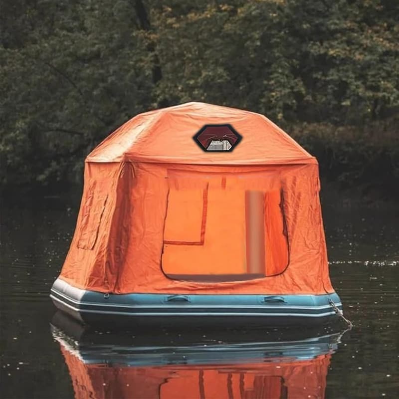 Inflatable Floating Tent for Camping & Fishing on Calm Waters