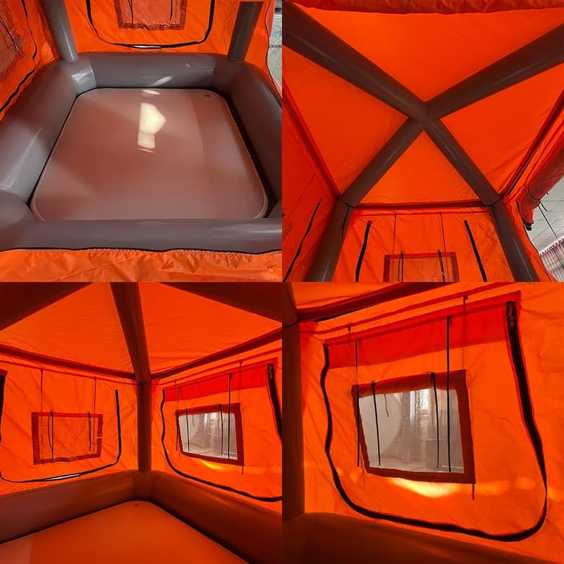Portable Inflatable Camping Tent for 4 – Waterproof & Durable