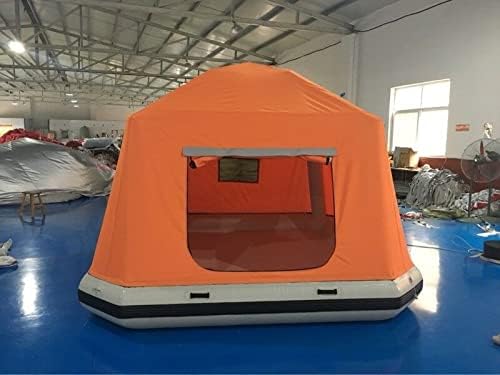 Family Camping Inflatable Water Raft Tent (8x8 ft, 3-4 People)