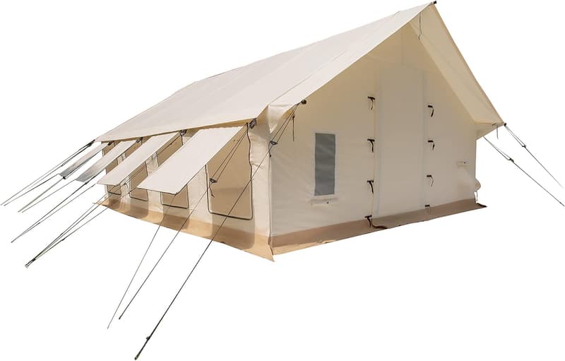 WHITEDUCK Alpha Pro Waterproof 4-Season Canvas Tent for Groups