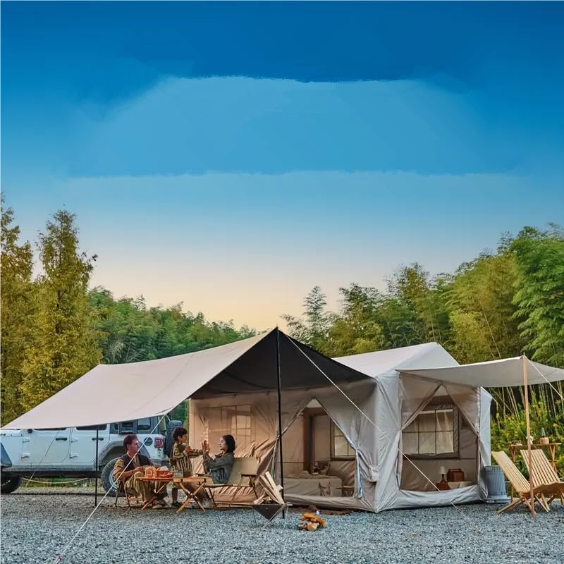 Large Inflatable Camping Tent for 10-12 People - 4 Season