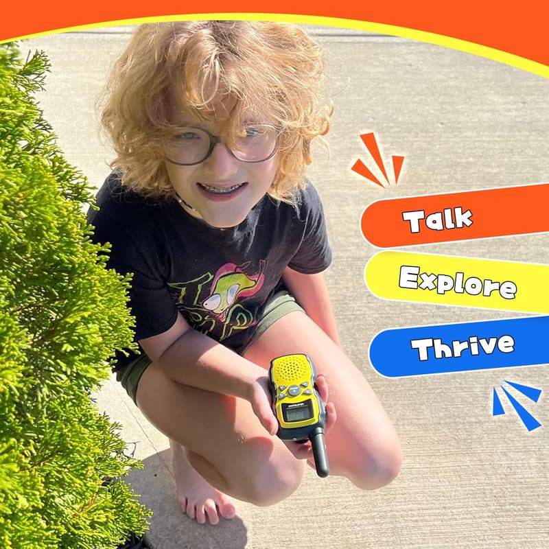 Outdoor Walkie Talkies for Kids - 4 Pack Birthday Gift