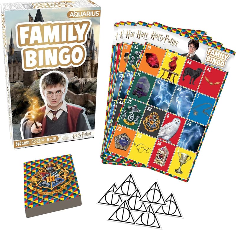 Harry Potter Family Bingo Game - Fun for Kids & Adults