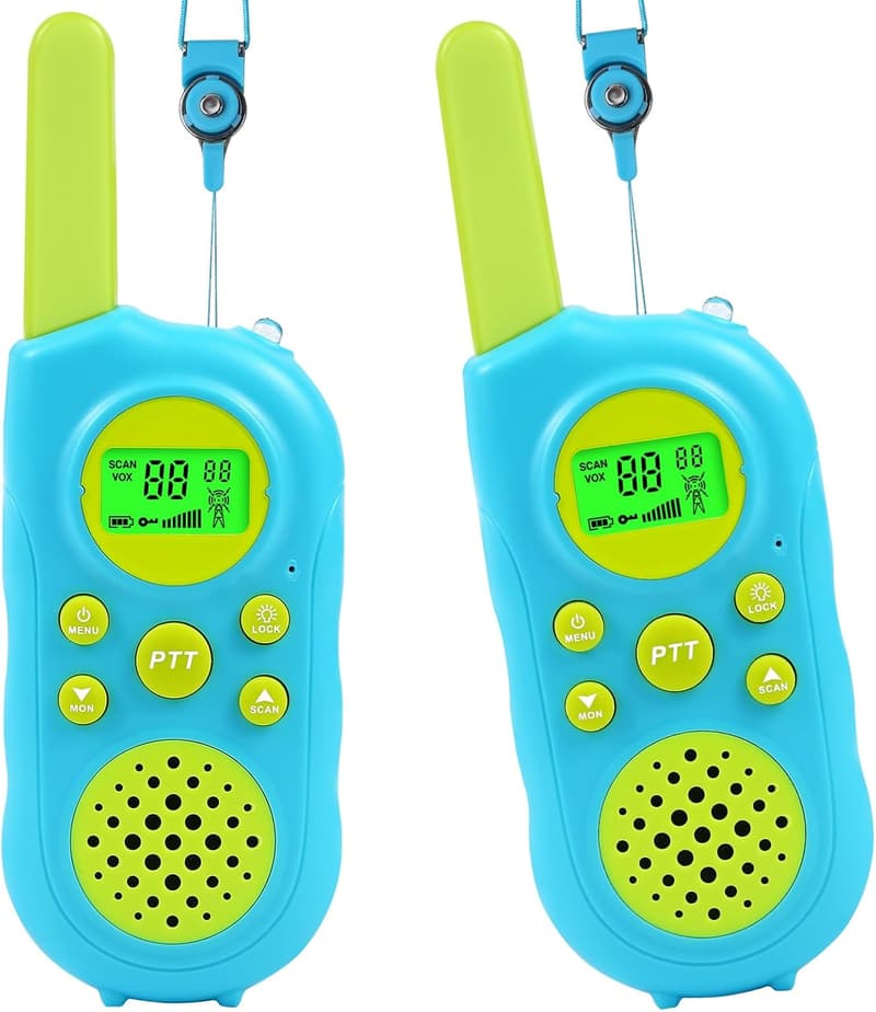 Kids' Walkie Talkies with 22 Channels - Birthday Gift for Ages 3-12