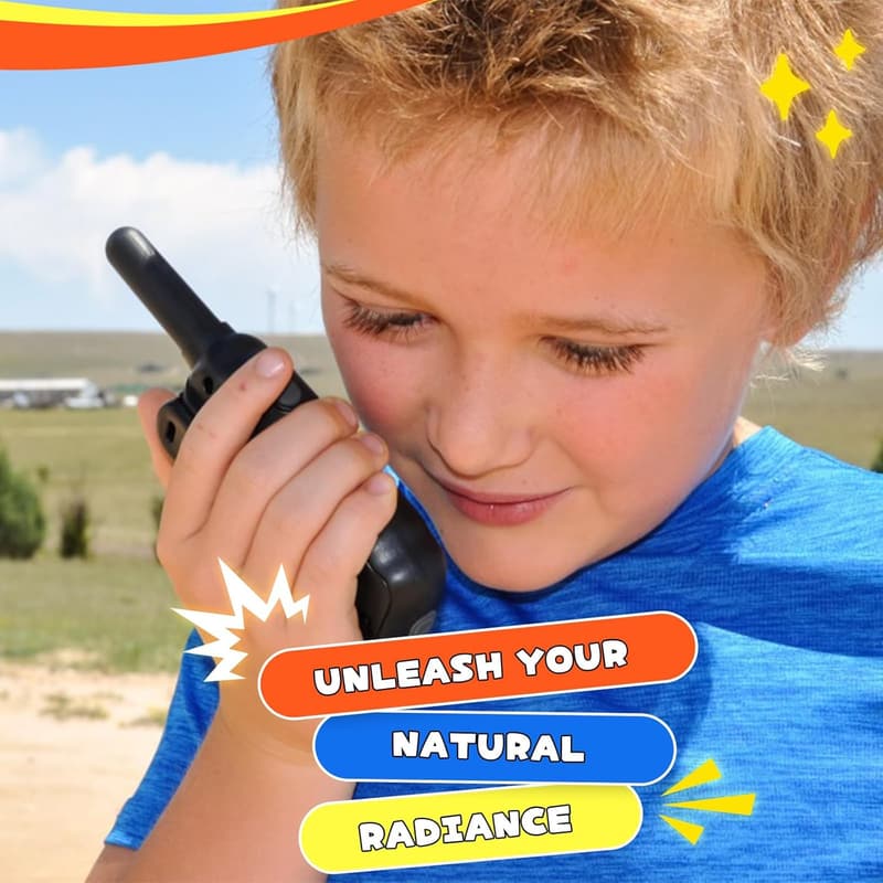 Rechargeable Walkie Talkies for Kids - Long Range 3 Pack