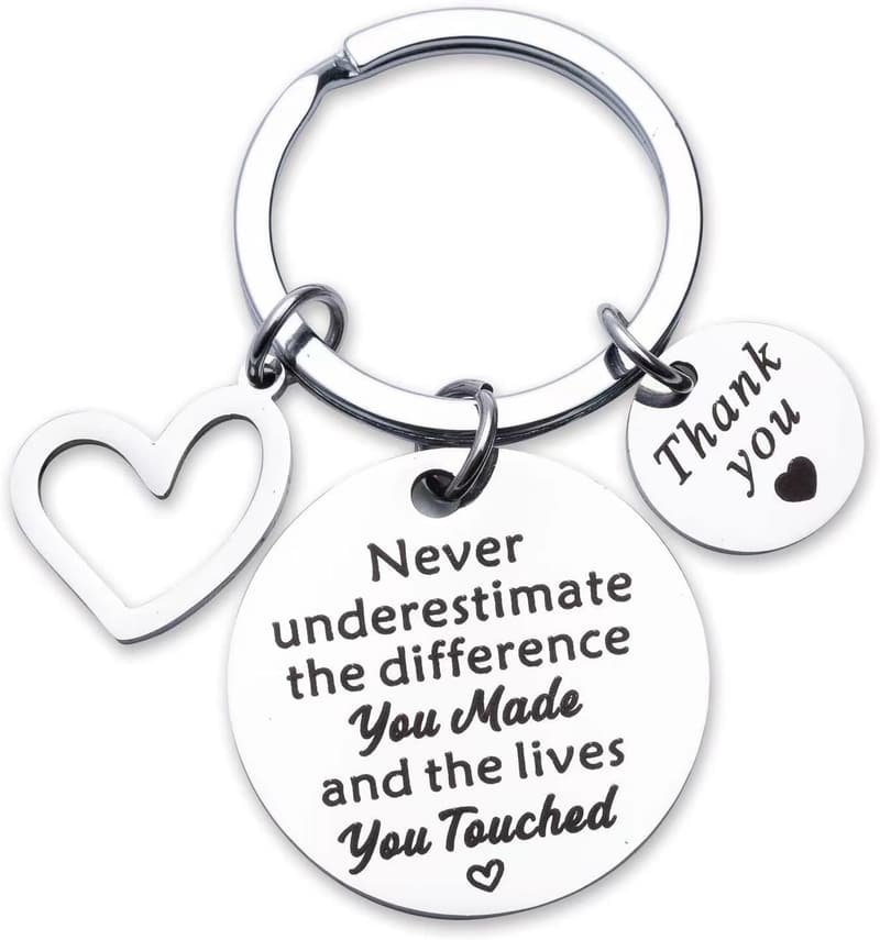 Teacher Appreciation Keychain - Perfect Thank You Gift for Educators