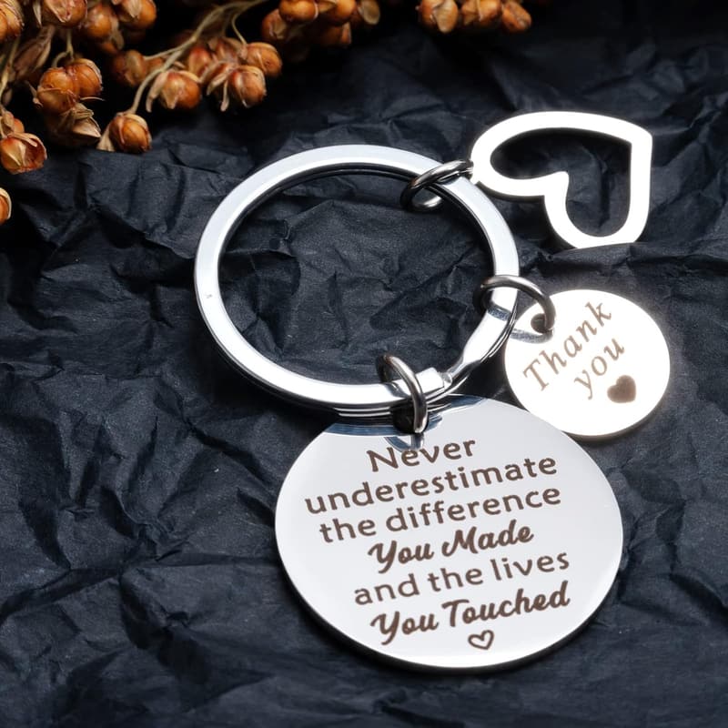 Teacher Appreciation Keychain - Perfect Thank You Gift for Educators