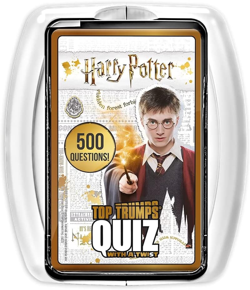 Harry Potter Top Trumps Quiz Game - 500 Questions for Ages 8+