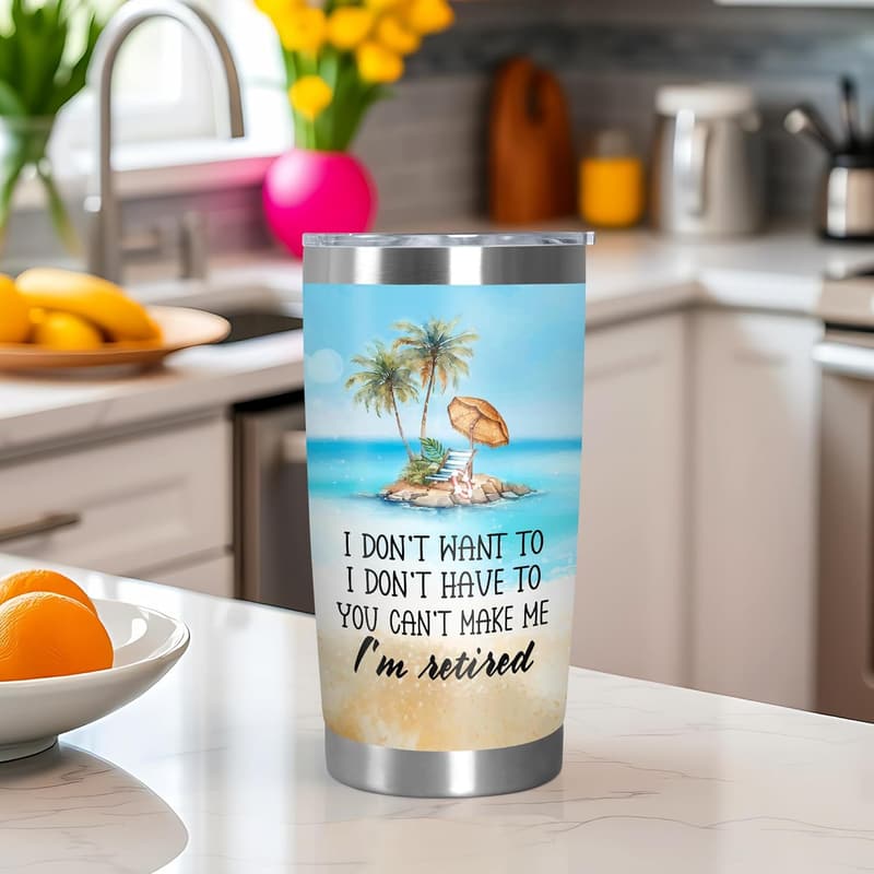 Retirement Gift - 20 oz Stainless Steel Insulated Tumbler