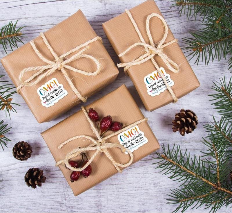 500 PCS Thank You Stickers for Small Business Packaging
