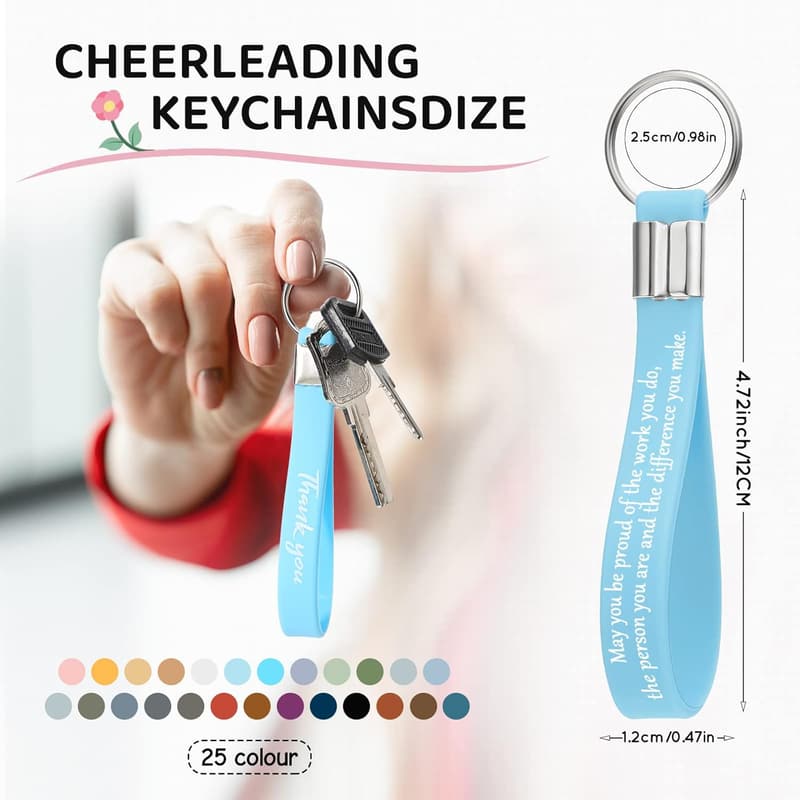 Thank You Keychain Gift Set for Employees and Graduates