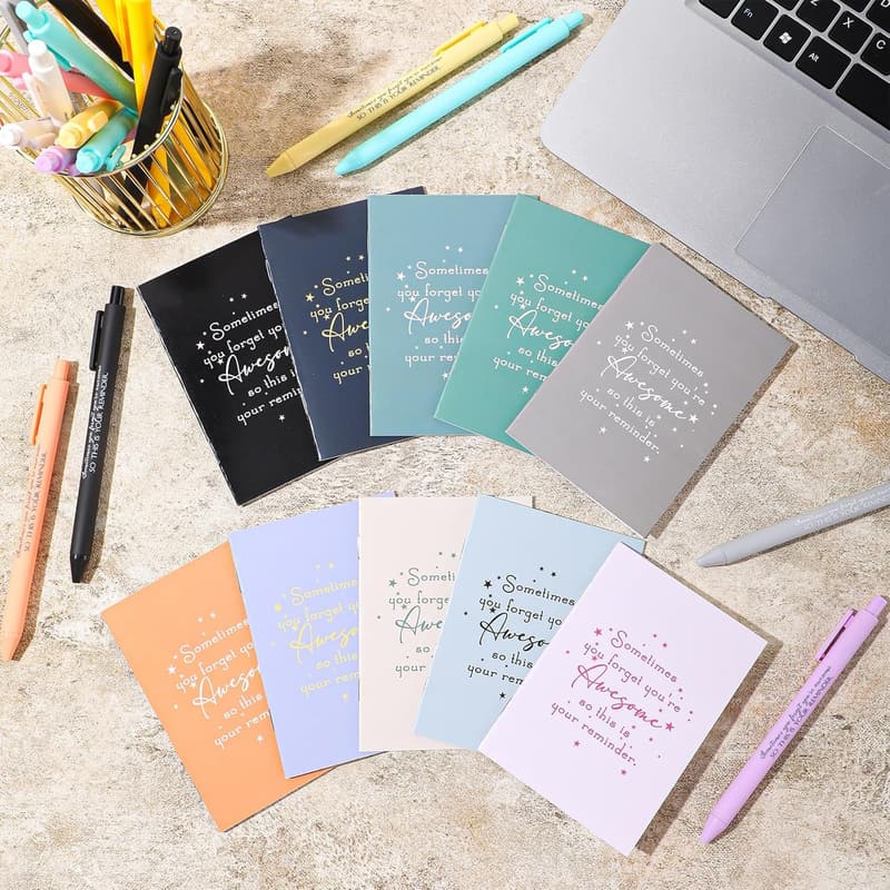 Employee Appreciation Journal & Pen Set - 100 Pcs Thank You Gifts