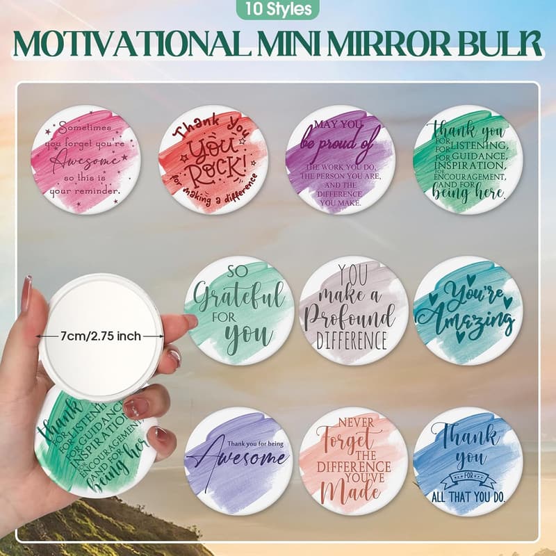 Employee Appreciation Gifts: 10 Inspirational Makeup Bags & Mirrors