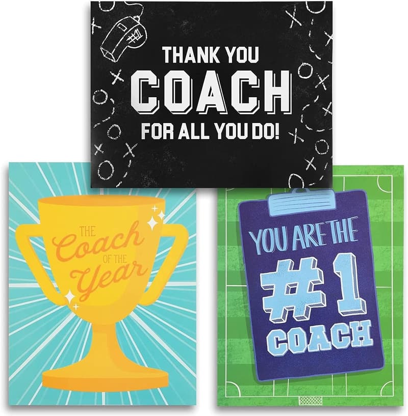 Teacher Appreciation Jumbo Thank You Cards (3 Pack) with Envelopes
