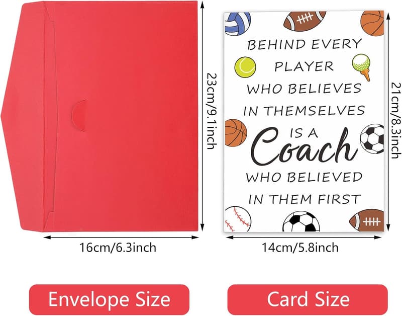 Thank You Coach Card - Perfect Gift for Coaches