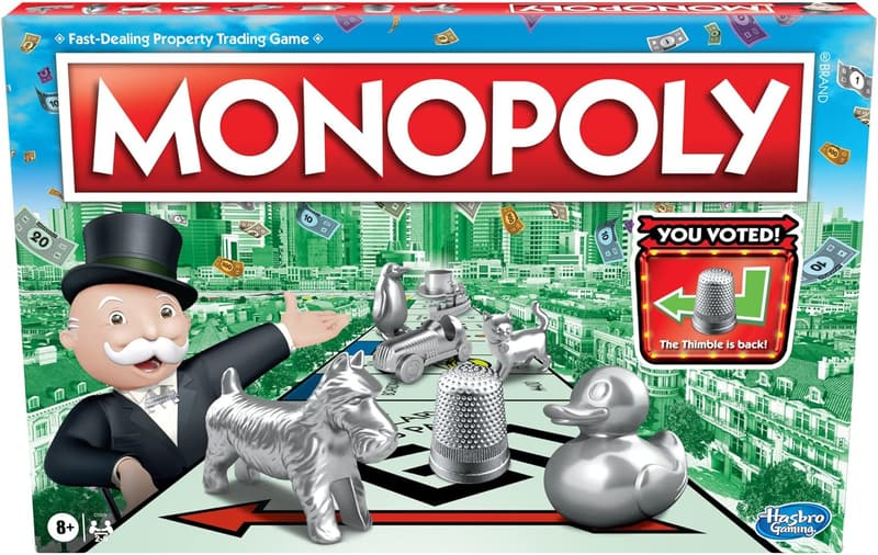 Monopoly Game: Family Board Game for 2-6 Players, Ages 8+
