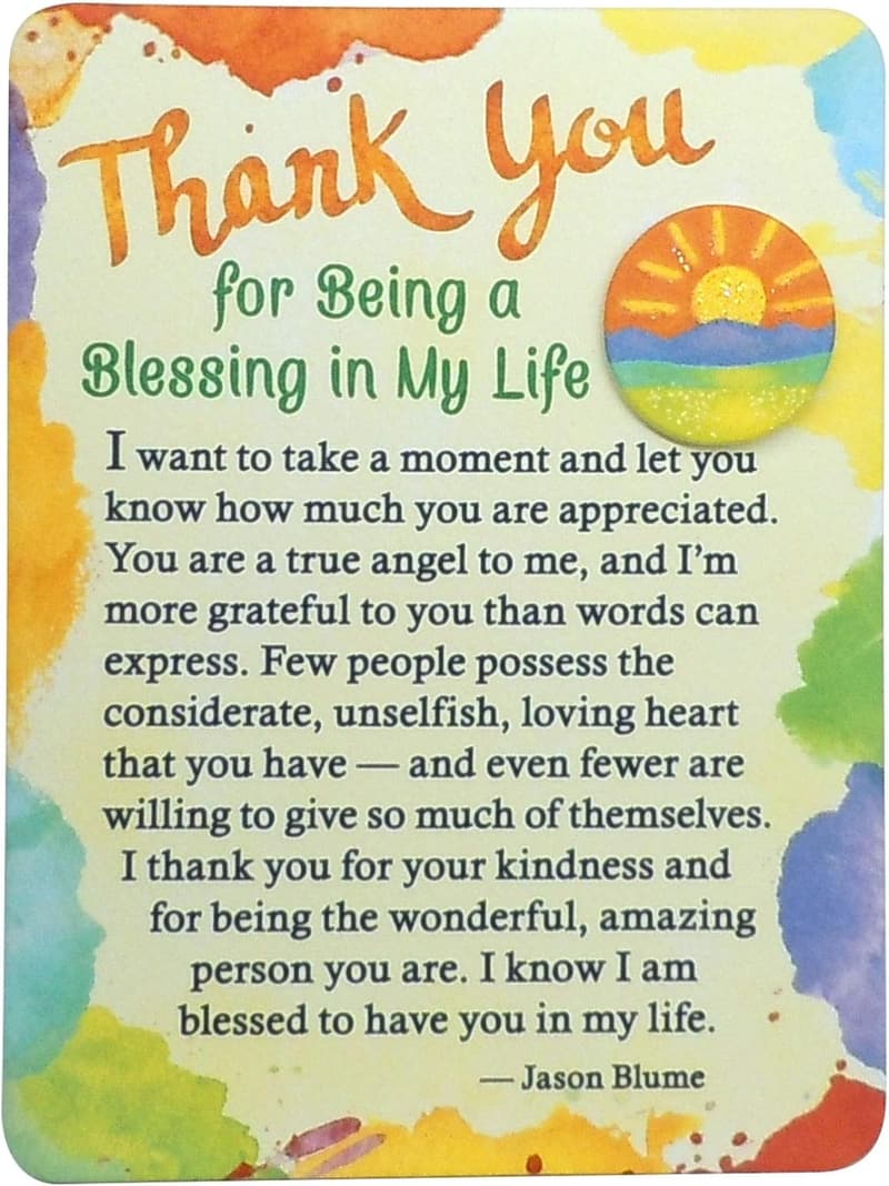 Gratitude Magnet with Easel Back – Thank You Gift for Angels