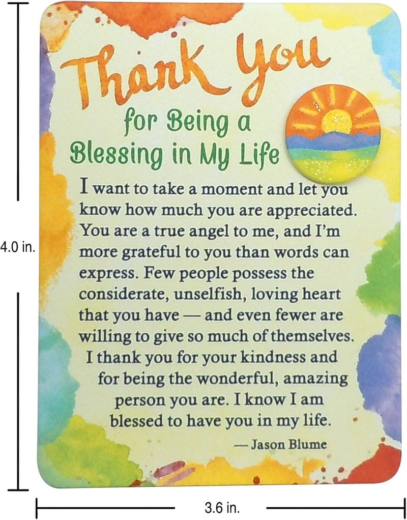 Gratitude Magnet with Easel Back – Thank You Gift for Angels