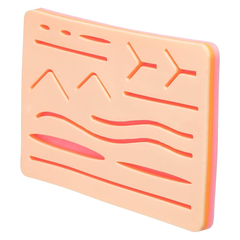 Silicone Suturing Practice Kit with Suturing Pad