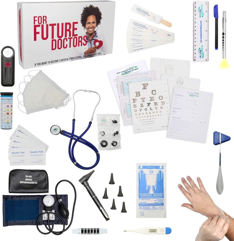 Future Doctors Medical Kit with Training Course & Examination Tools