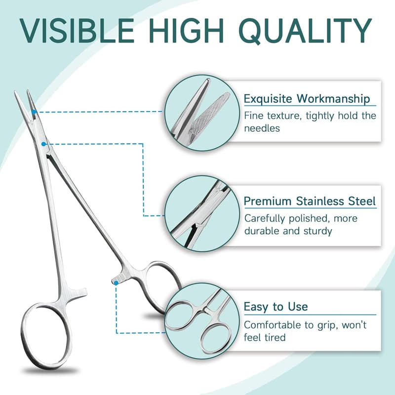 Suture Practice Kit for Medical Students with Reusable Pad & Threads